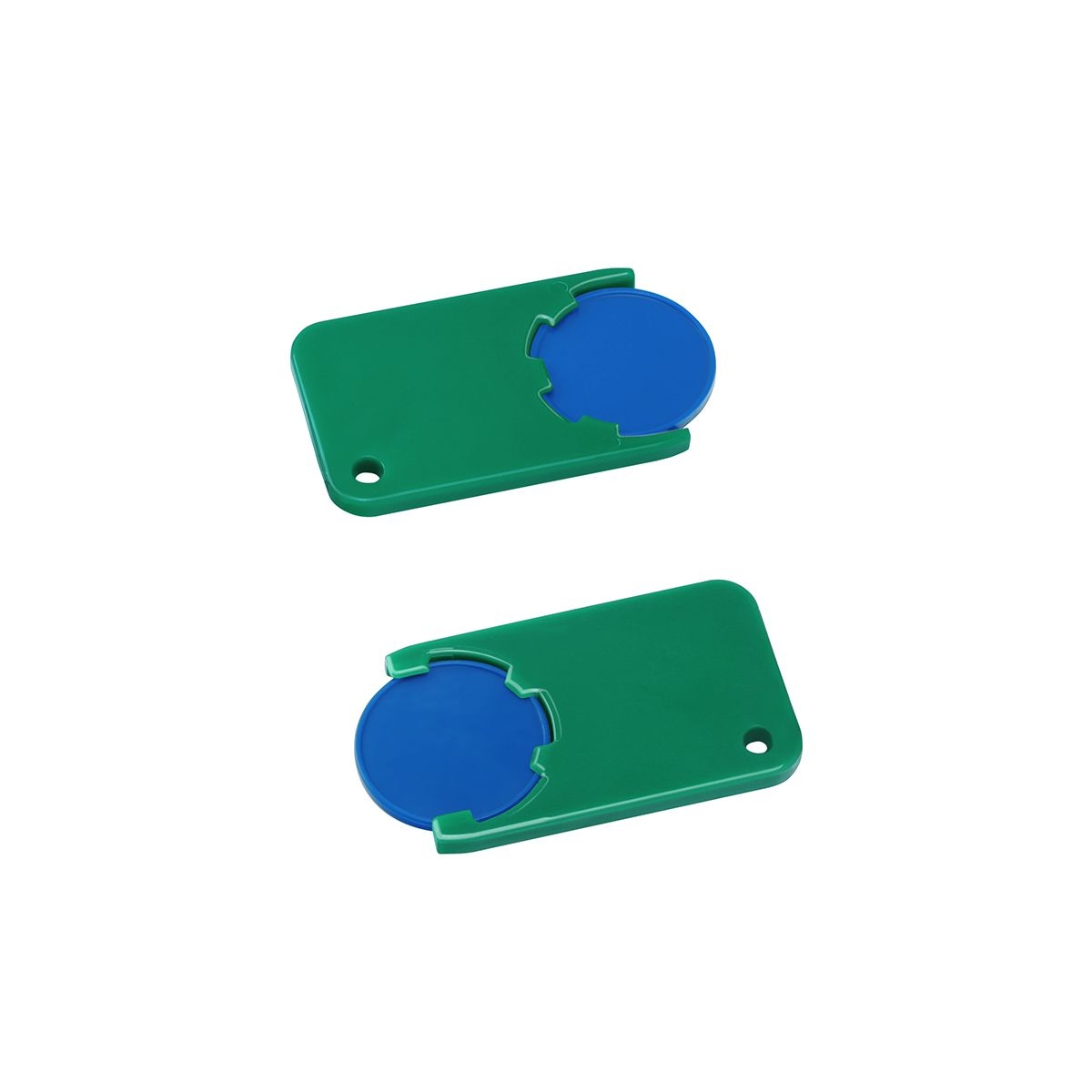 HE7454-3-2Chiphalter mit 1€-Chip _Beta_ blau_ gruen