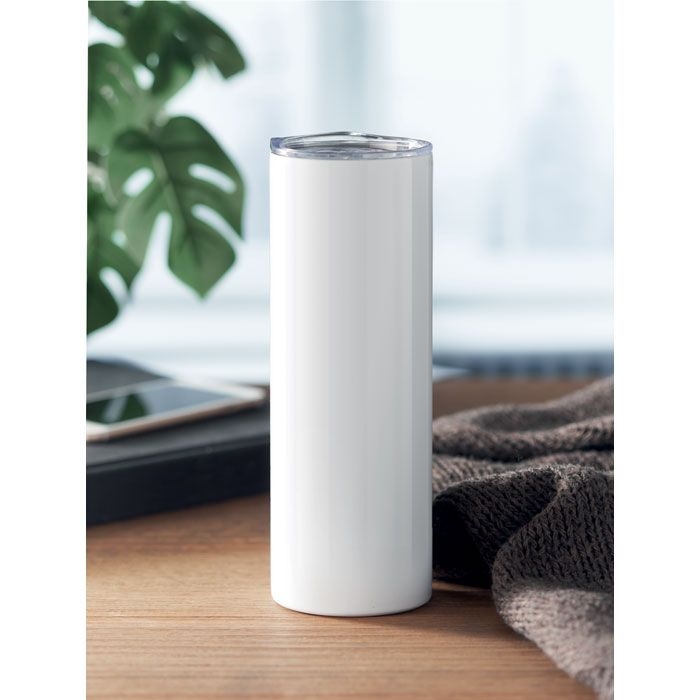 MO6644-06Sfeer Doppelwandiger Becher Subli_ Weiss