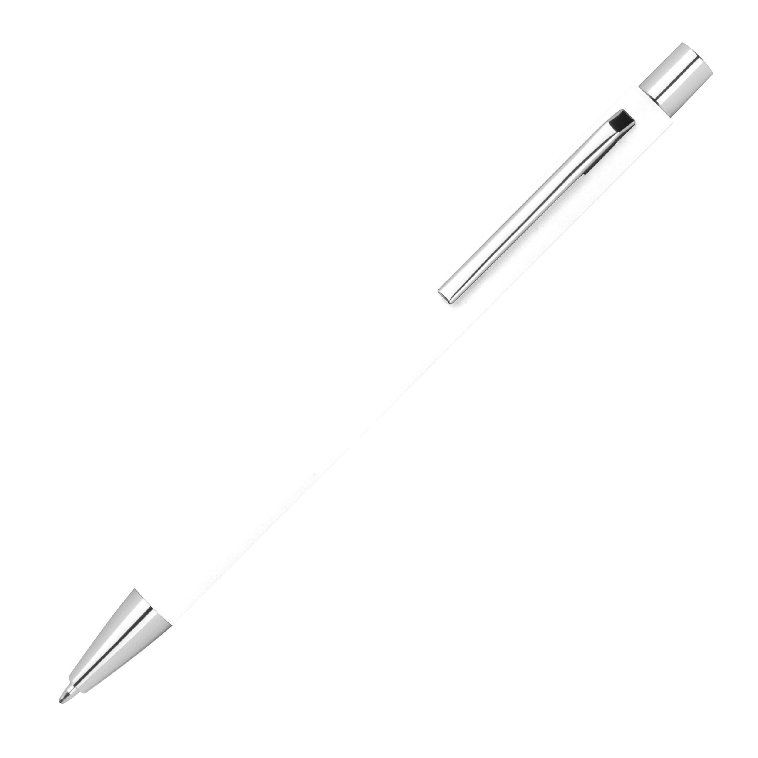 MA13680-06Kugelschreiber schlank_ weiss