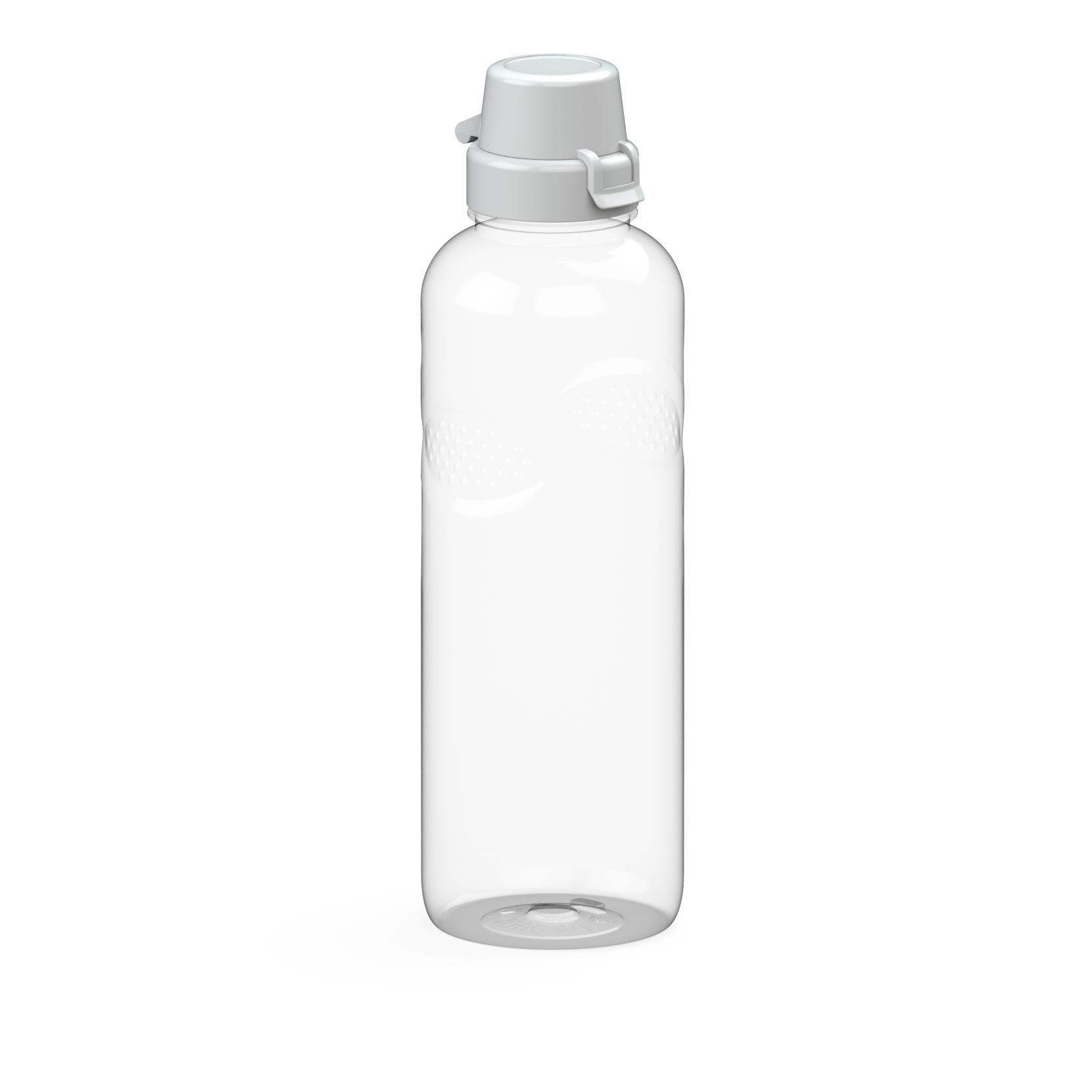 EL01566-1Trinkflasche Carve _School_ 1_0 l_ transparent_ weiss