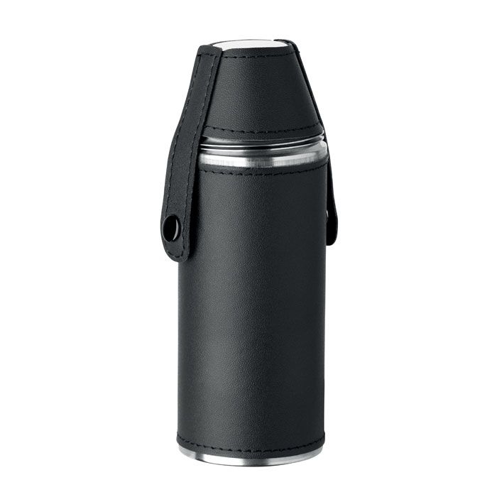 MO2628-03Cocoon Flasche mit Schnapsbechern_ schwarz