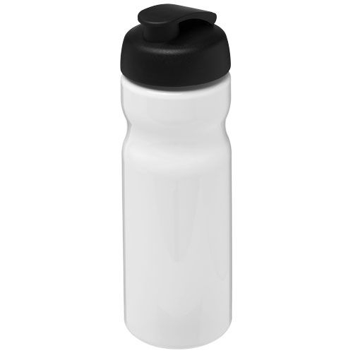 PF210045-16H2O Active® Base 650 ml Sportflasche mit Klappdeckel_ weiss_schwarz PF210045-16H2O Active® Base 650 ml Sportflasche mit Klappdeckel_ weiss_schwarz