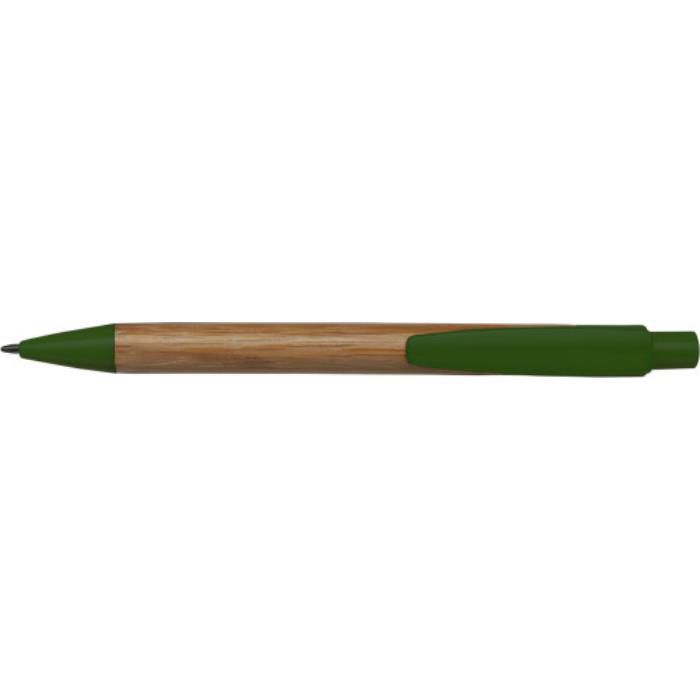 GI3993-04Kugelschreiber aus Bambus Lacey_ Gruen GI3993-04Kugelschreiber aus Bambus Lacey_ Gruen