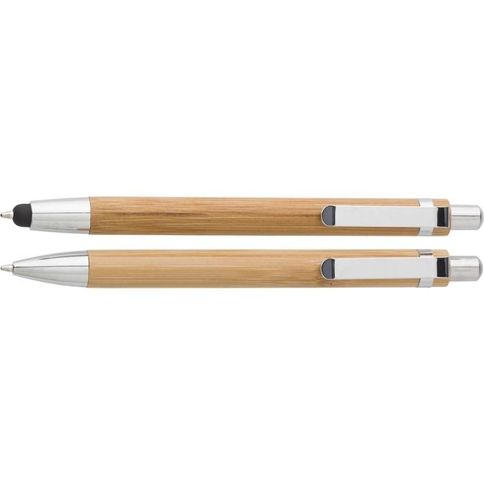 GI7974-11Kugelschreiber-Set aus Bambus Darlene_ brown