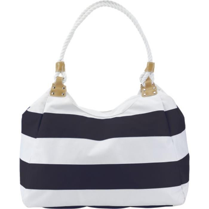 GI5568-45Strandtasche aus Polyester Christopher_ Blau_Weiss