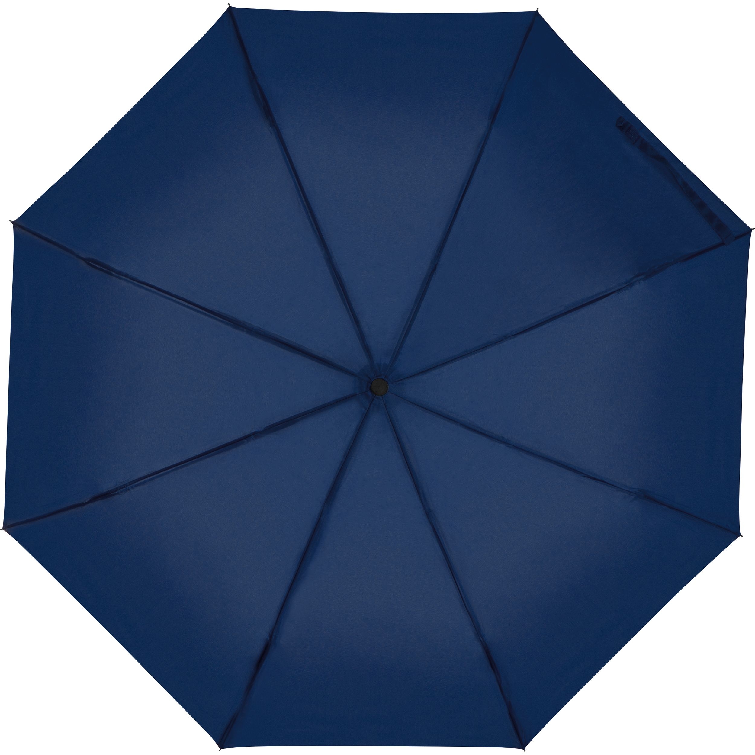 MA40885-44Taschenschirm aus Pongee mit Karabinergriff_ dunkelblau