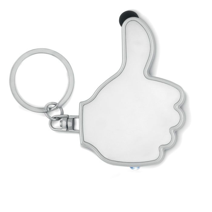 MO8940-06Gioia Schluesselring mit Licht_ Weiss