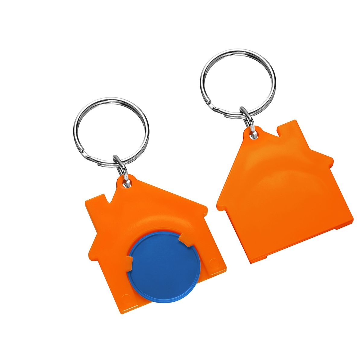 HE7516R-3-5Chiphalter mit 1€-Chip _Haus_ blau_ orange HE7516R-3-5Chiphalter mit 1€-Chip _Haus_ blau_ orange