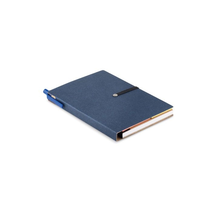 MO9213-04Reconote Recyceltes Notizbuch_ blau