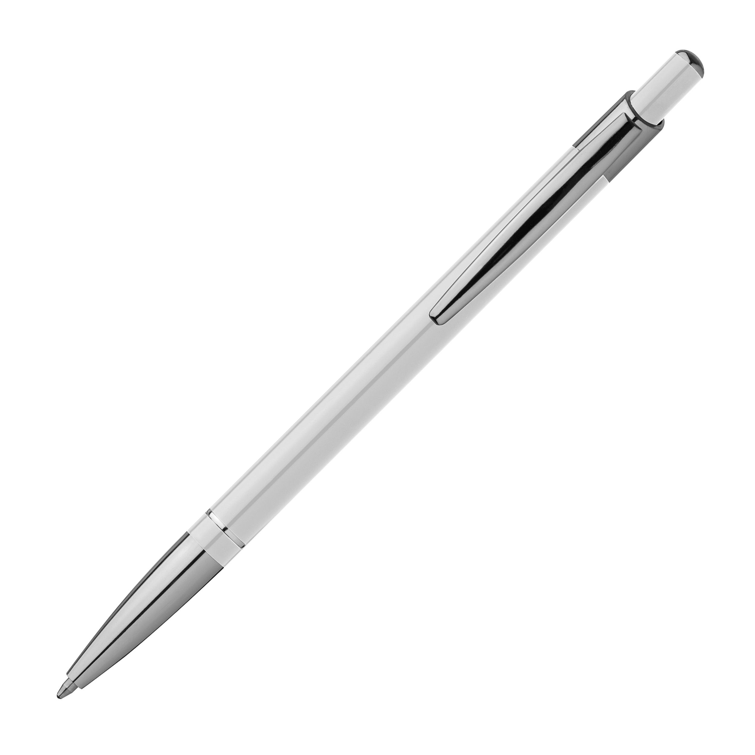 MA10419-06Kugelschreiber aus Metall_ weiss