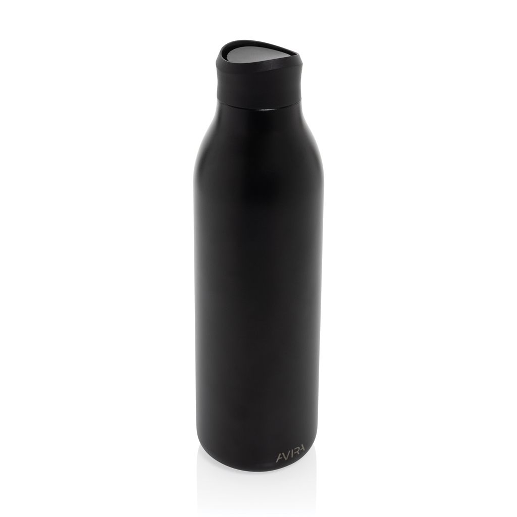 XDP438_09Avira Alok 360 Klick-Wasserflasche aus RCS rec. Stahl_ 600ml