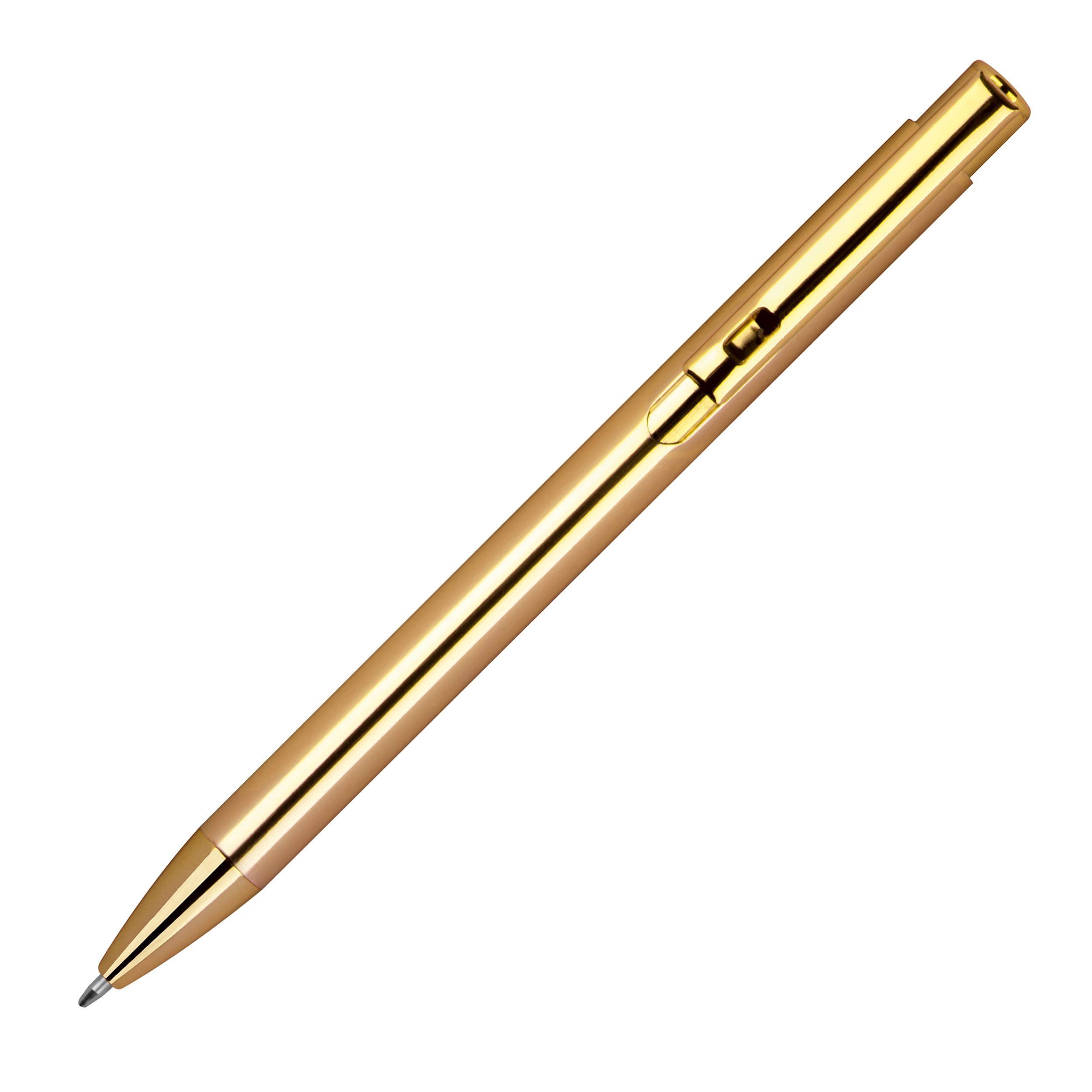 MA12614-98Druckkugelschreiber aus Aluminium in Metallic Farben_ gold