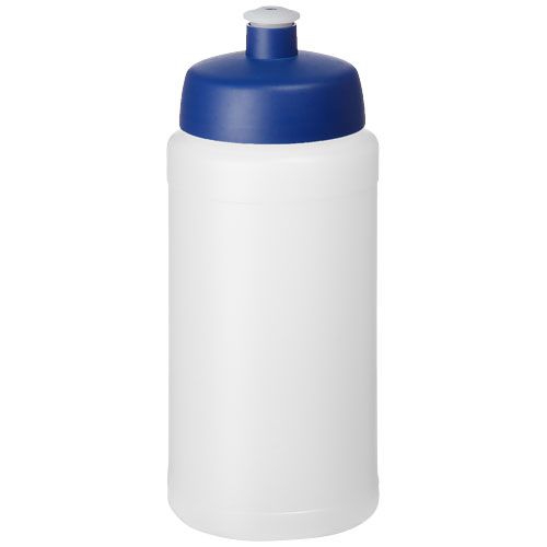 Baseline® Plus 500 ml Flasche mit Sportdeckel, transparent,blau