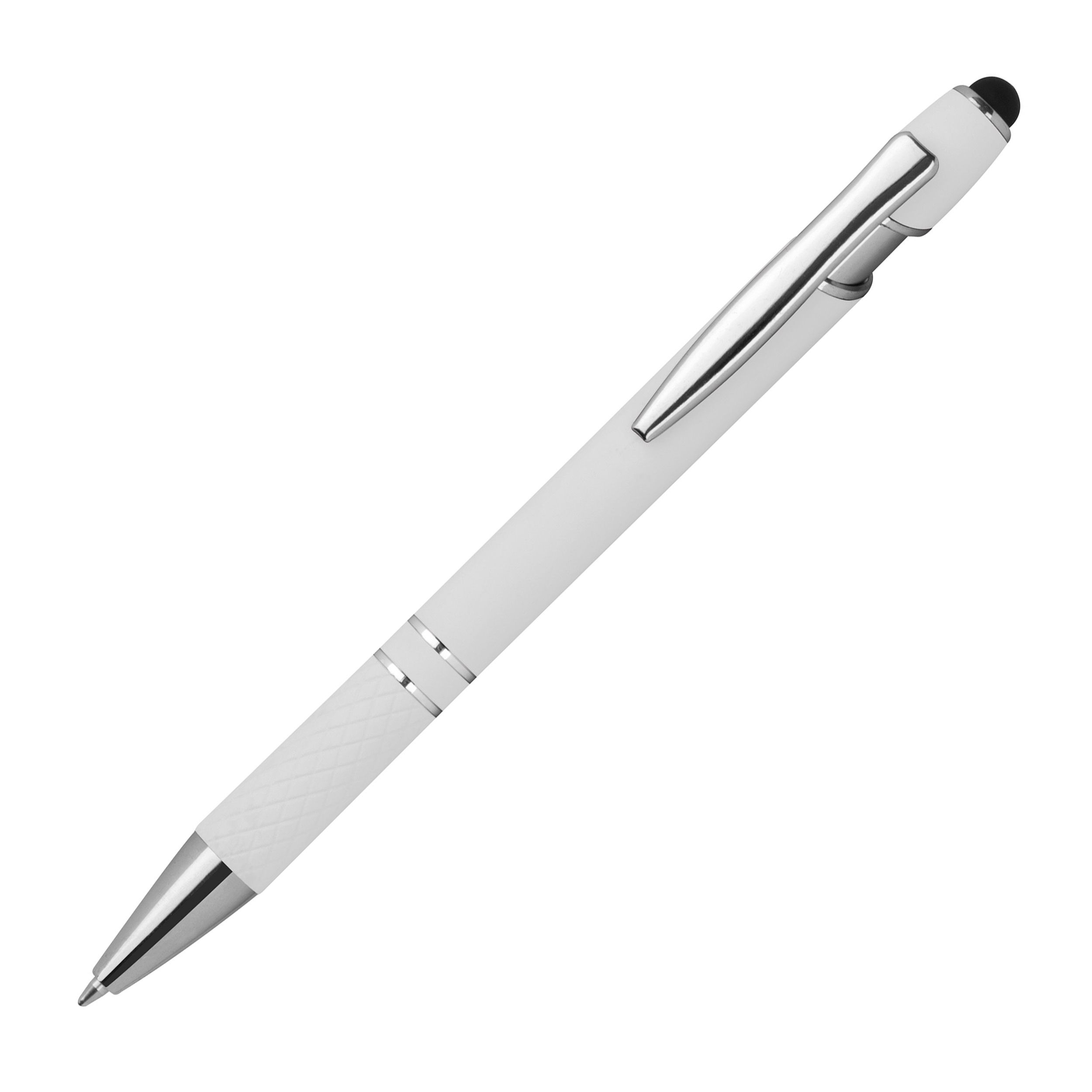 MA13689-06Kugelschreiber mit Muster_ weiss