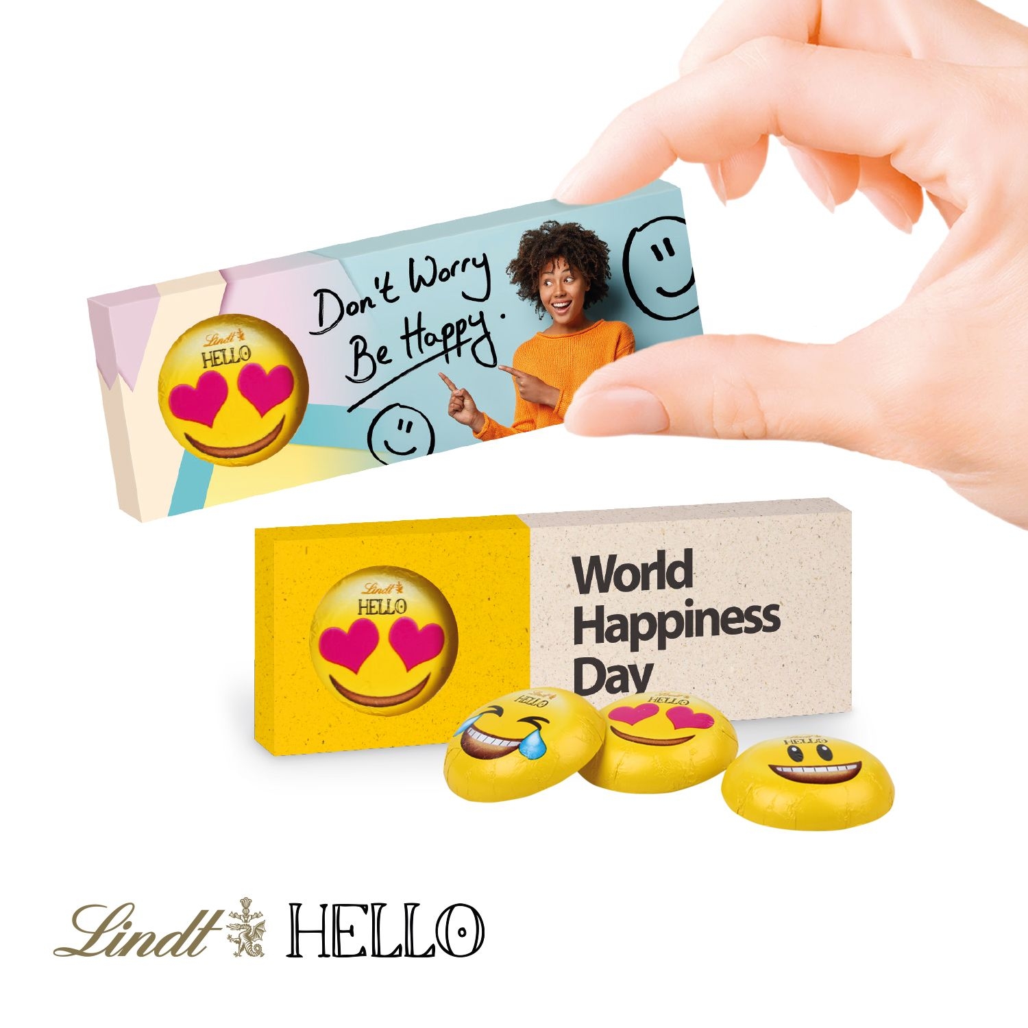 Hello Mini Images HELLO Mini Emoti, 3er als Werbeartikel