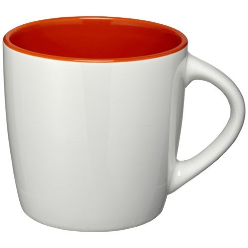 PF100477-4Aztec 340 ml Keramiktasse_ weiss_orange