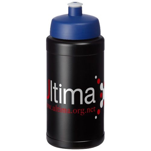 PF210688-14Baseline® Plus 500 ml Flasche mit Sportdeckel_ schwarz_blau