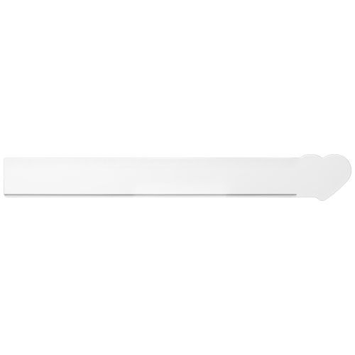 PF210466-1Tait 30 cm herzfoermiges Lineal aus Recycling-Kunststoff_ weiss