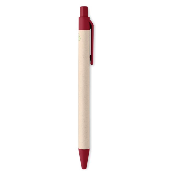 MO6822-05Mito Pen Kugelschreiber Milchkarton_ Rot