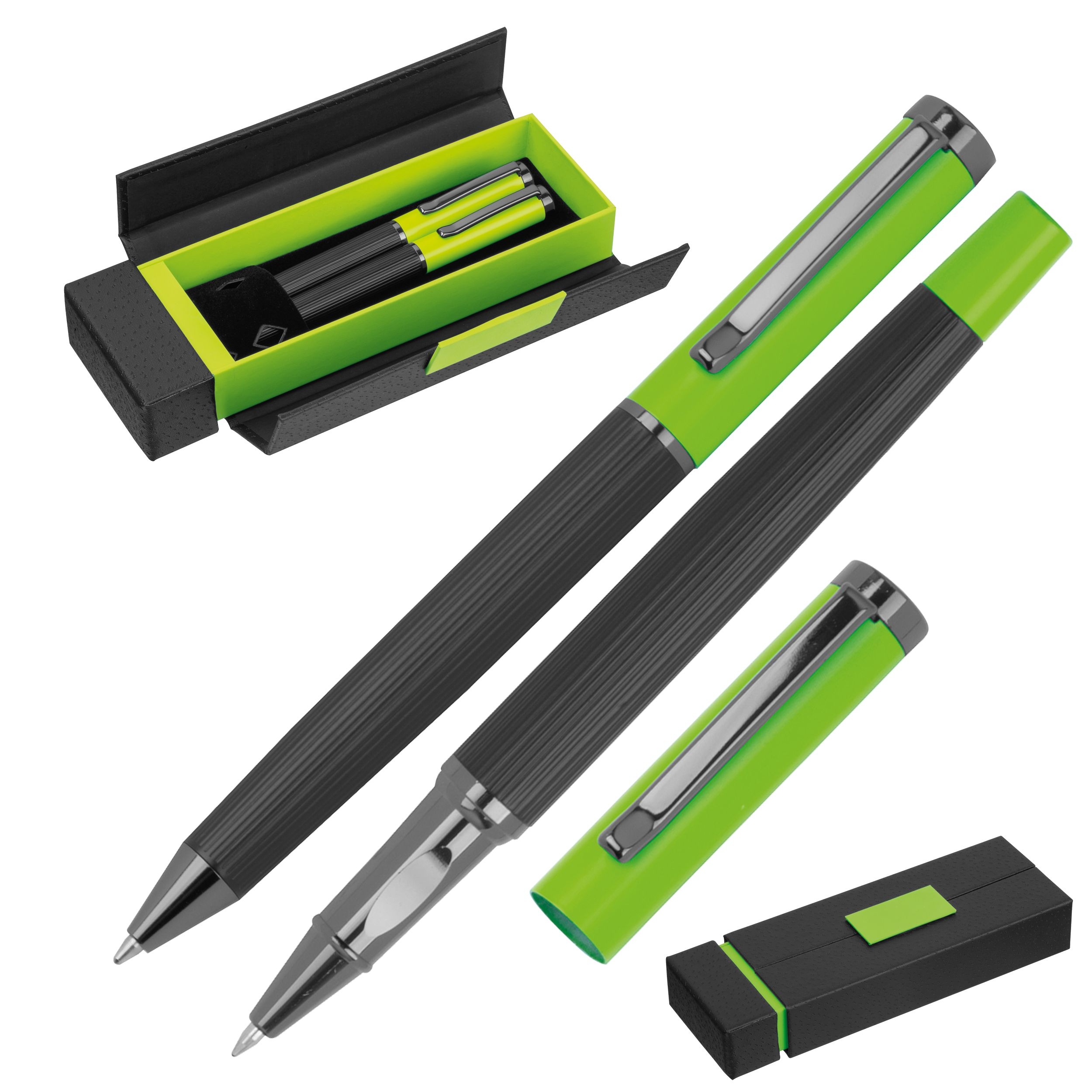 MA15398-29Metall Schreibset REGINALD_ apfelgruen