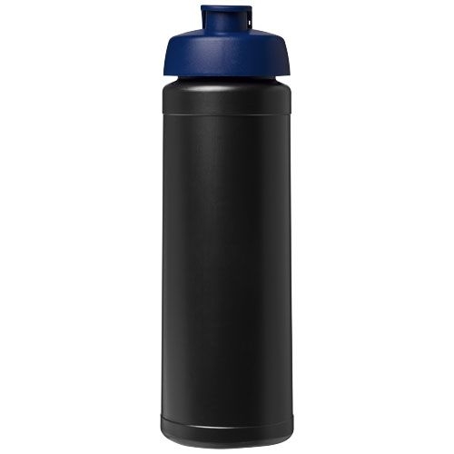 Baseline® Plus 750 ml Flasche mit Klappdeckel, schwarz,blau