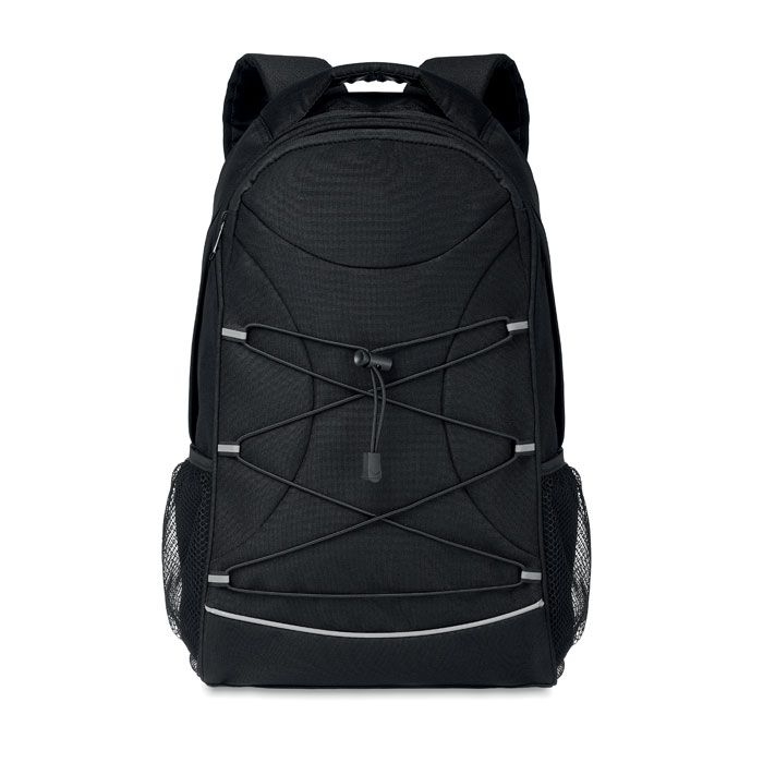 MO6156-03Monte Lomo Rucksack 600D RPET_ Schwarz