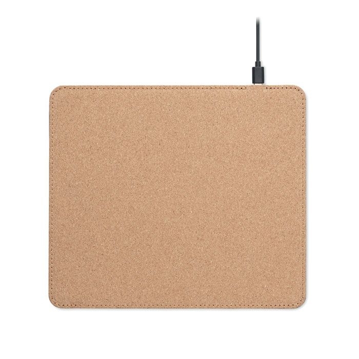 MO6476-13Wireless Matty Mousepad mit Ladestation 15W_ Beige