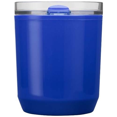 PF100852-3Hudson 180 ml doppelwandiger Becher aus recyceltem Kunststoff _ blau