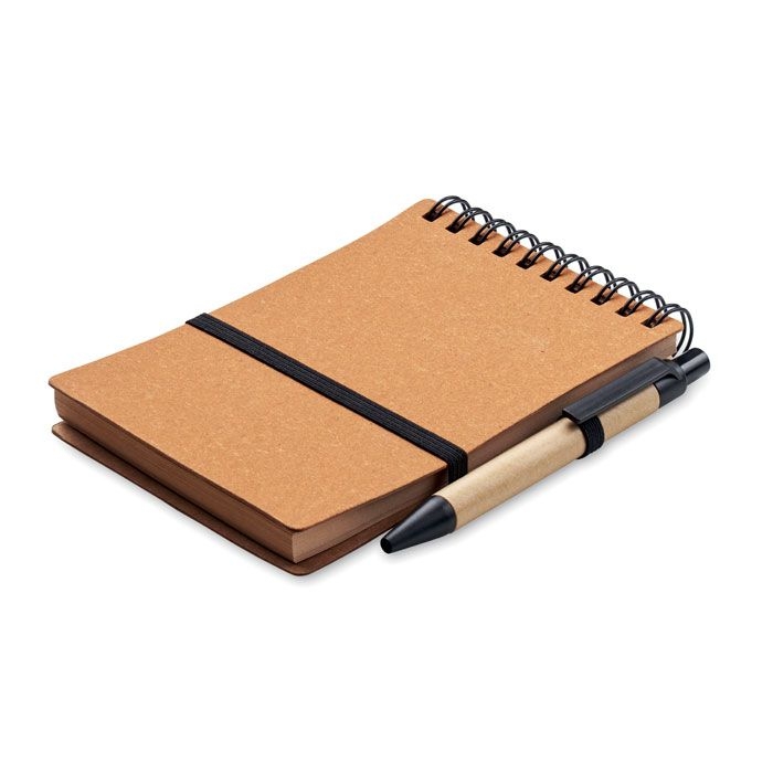 MO2481-01Notie Recyceltes Notizbuch-Set_ braun
