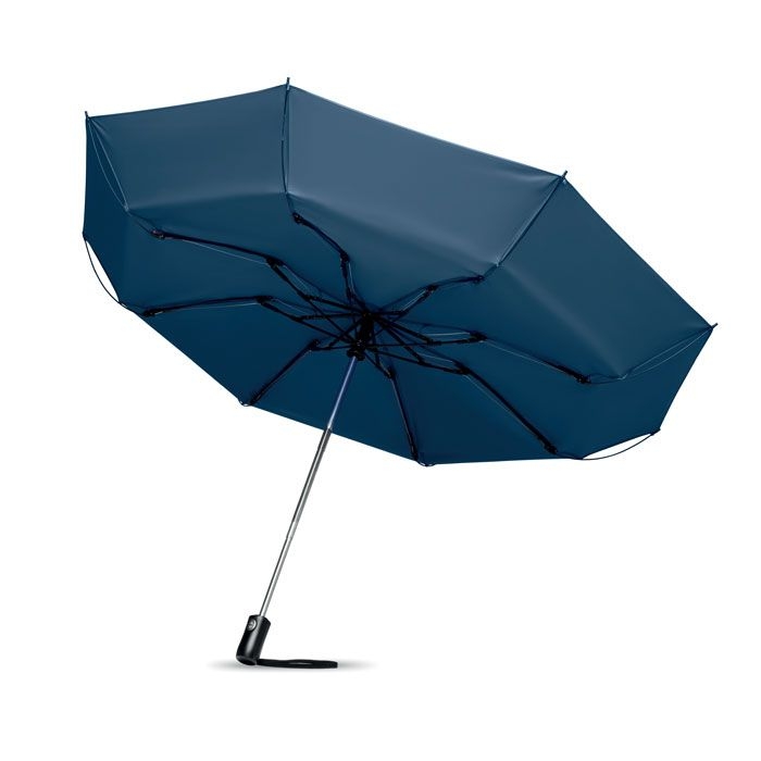 MO9092-04Dundee Foldable Reversibler Regenschirm_ Blau
