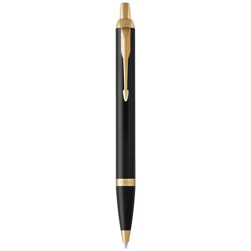 Parker IM Kugelschreiber (blaue Mine), schwarz,gold