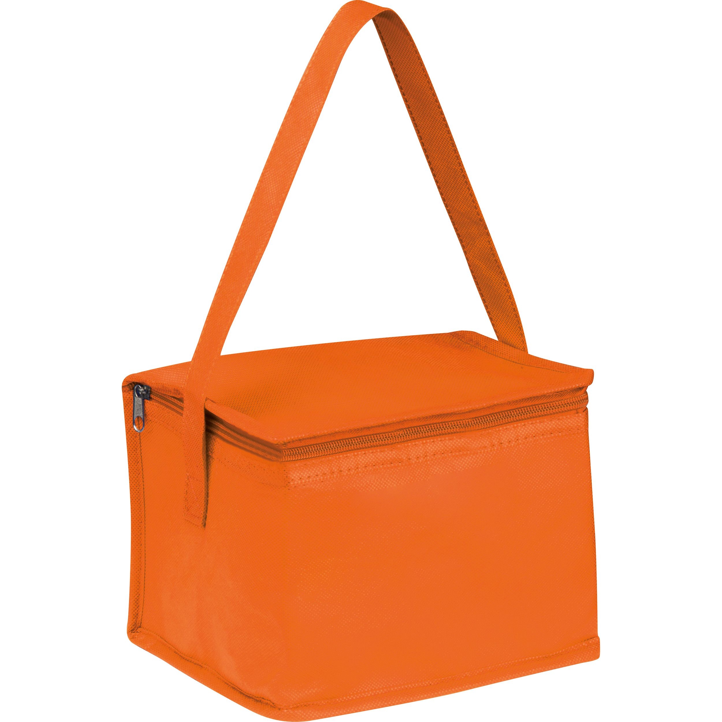 MA61542-10Non-Woven Kuehltasche fuer 6 Dosen_ orange