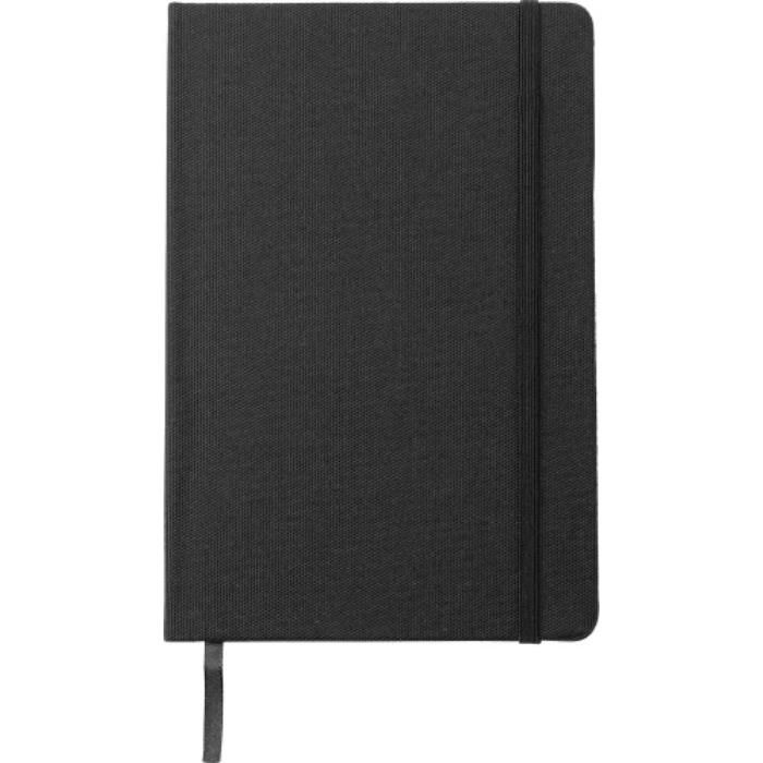 GI671497-01rPET Notizbuch _DIN A5_ Samira_ Schwarz