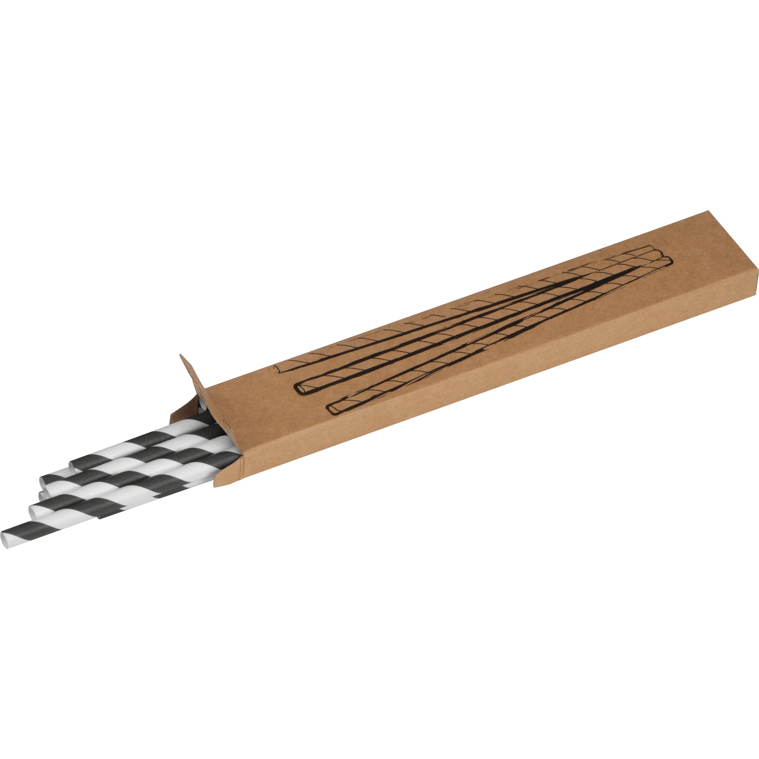 MA81191-03Trinkhalme 10 Stueck LINA_ schwarz