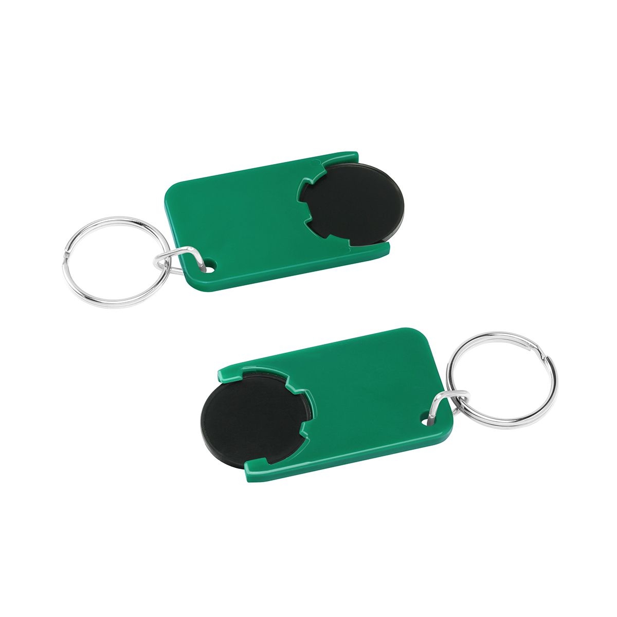 HE7454R-6-2Chiphalter mit 1€-Chip _Beta_ schwarz_ gruen HE7454R-6-2Chiphalter mit 1€-Chip _Beta_ schwarz_ gruen