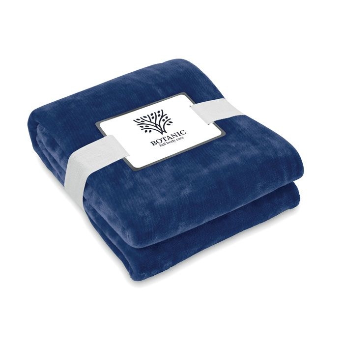 MO6804-04Logan RPET-Flanell Fleece-Decke_ Blau