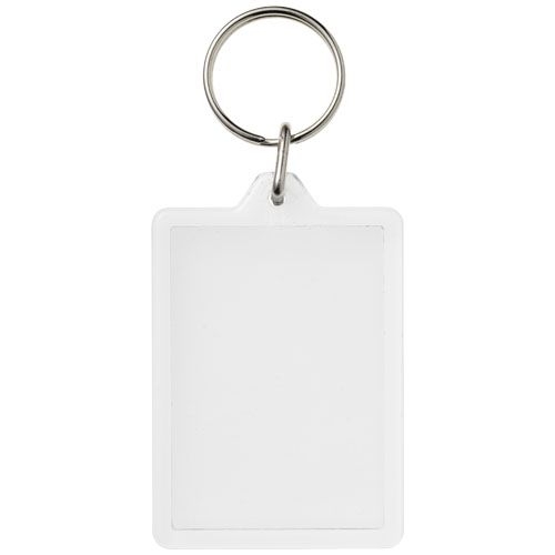 PF210561-1Vito rechteckiger C1 Schluesselanhaenger_ transparent klar