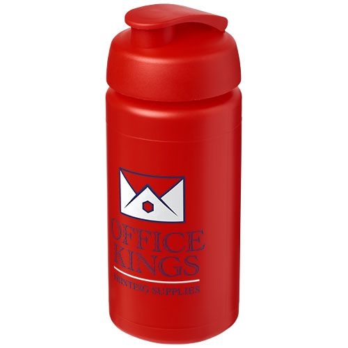 PF210072-21Baseline® Plus grip 500 ml Sportflasche mit Klappdeckel_ rot