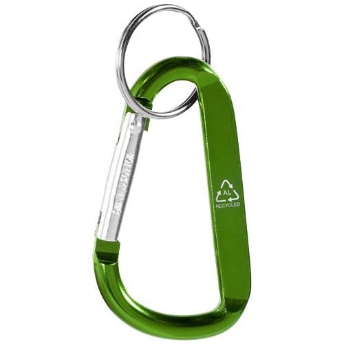 PF104572-3Timor RCS Karabiner Schluesselanhaenger aus recyceltem Aluminium _ gruen