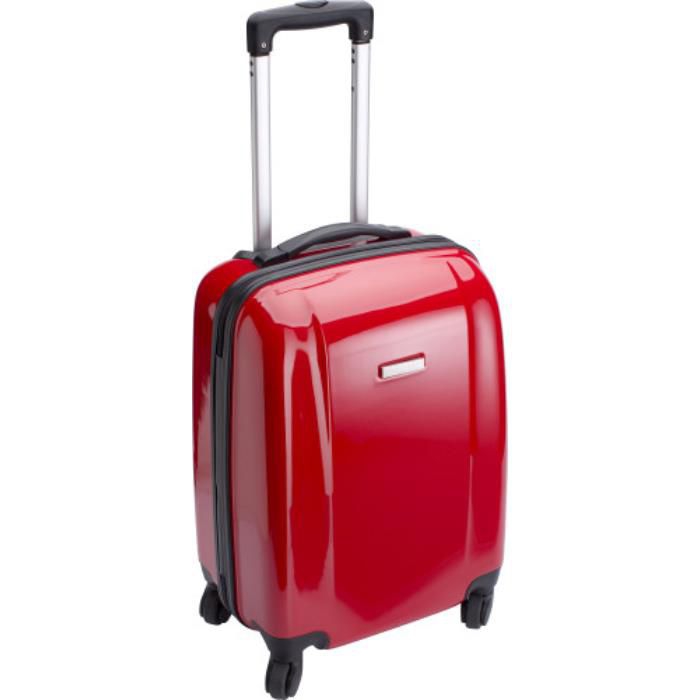 Trolley aus ABS-Kunststoff Verona, Rot