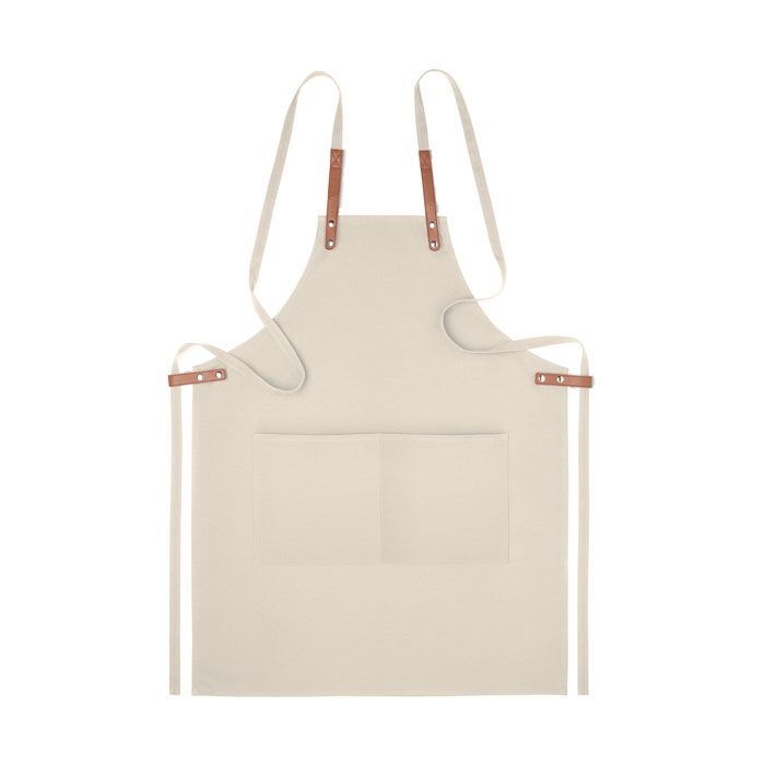 MO6260-13Nagpur Kuechenschuerze Organic Cotton_ Beige