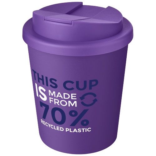 PF210455-15Americano® Espresso Eco 250 ml recycelter Isolierbecher mit auslaufsicherem Deckel_ lila