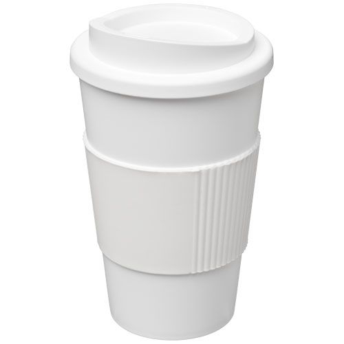 PF210002-7Americano® 350 ml Isolierbecher mit Schutzring_ weiss PF210002-7Americano® 350 ml Isolierbecher mit Schutzring_ weiss