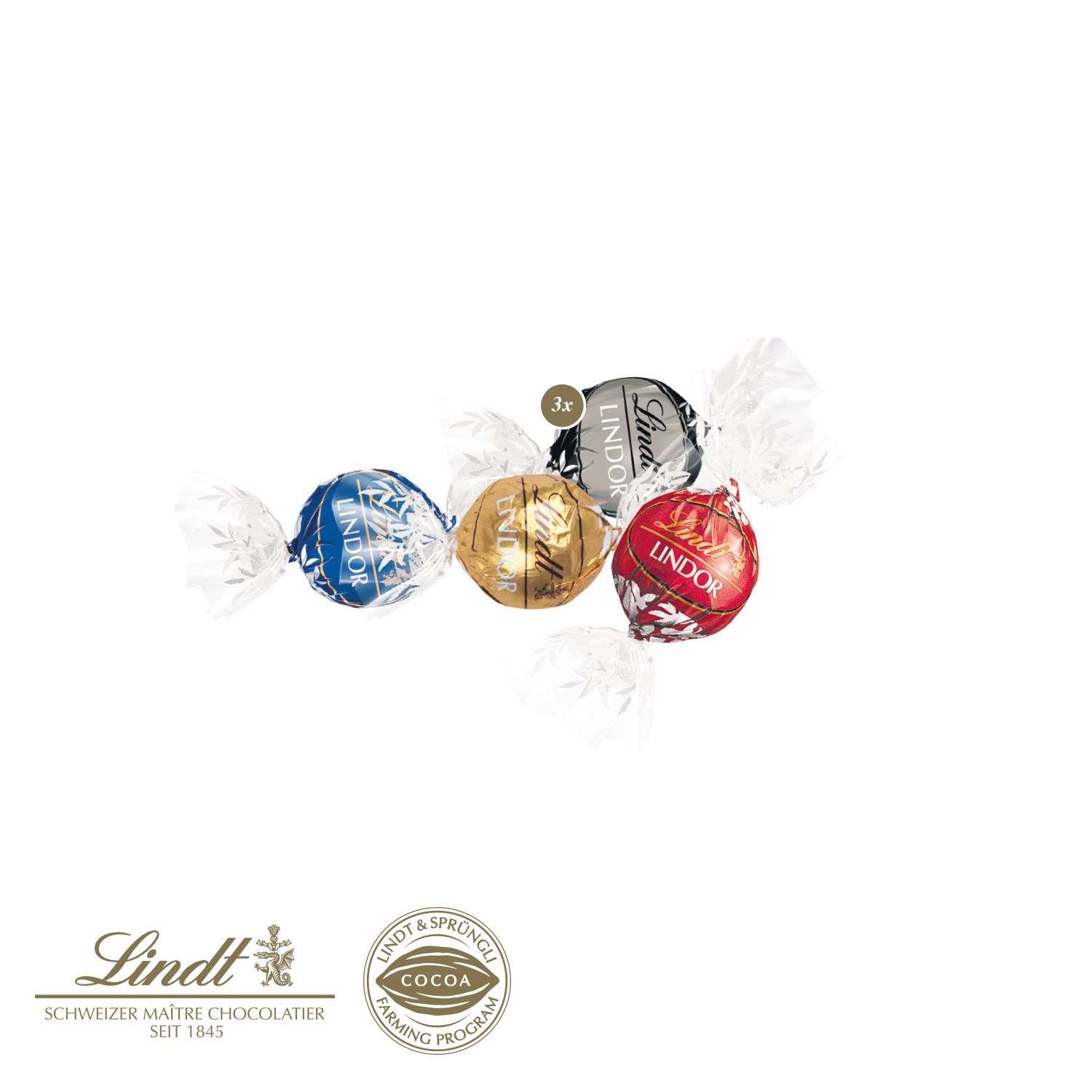 CD91004-01Lindt Lindor Praesent_ 3er