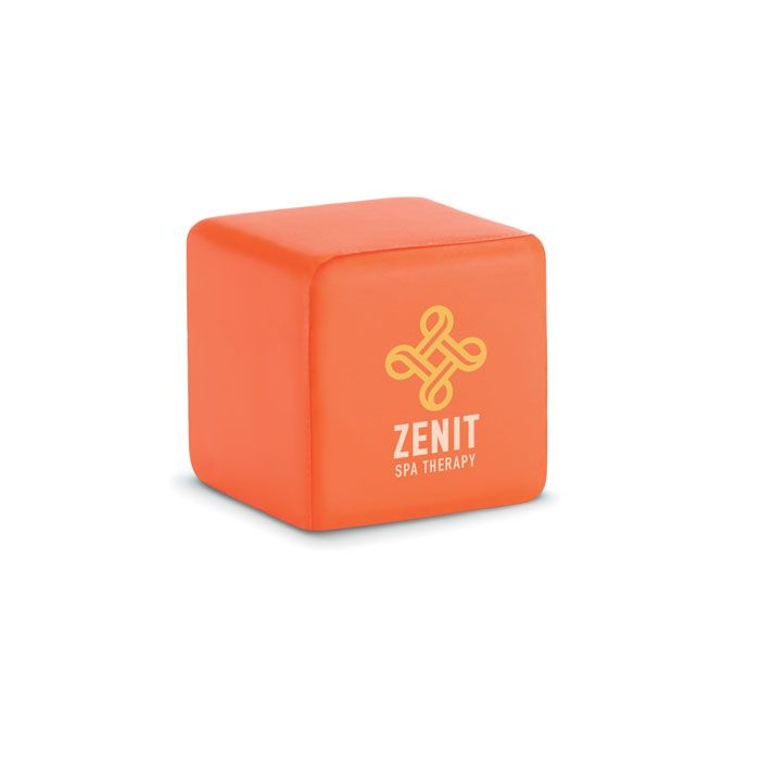 MO7659-10Squarax Anti-Stress-Wuerfel_ Orange