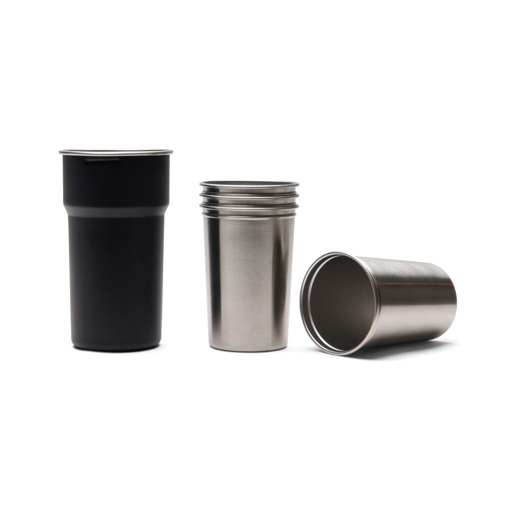 XDV43207-01VINGA Parks Becher aus RCS Stainles Steel_ 4 Stueck_ 250ml_ schwarz