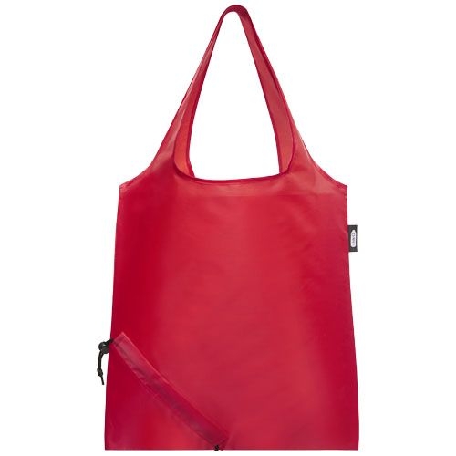 PF120541-2Sabia faltbare RPET Tragetasche 7L_ rot