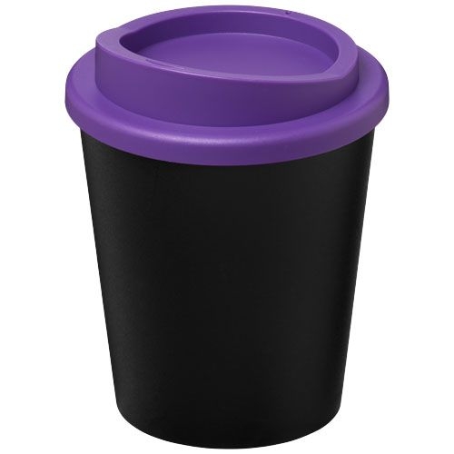 PF210454-10Americano® Espresso Eco 250 ml recycelter Isolierbecher_ schwarz_lila PF210454-10Americano® Espresso Eco 250 ml recycelter Isolierbecher_ schwarz_lila