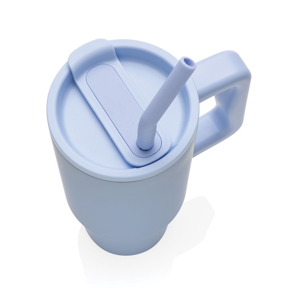 XDP437.30-05Embrace Deluxe Becher aus RCS recyceltem Edelstahl 900ml_ hellblau