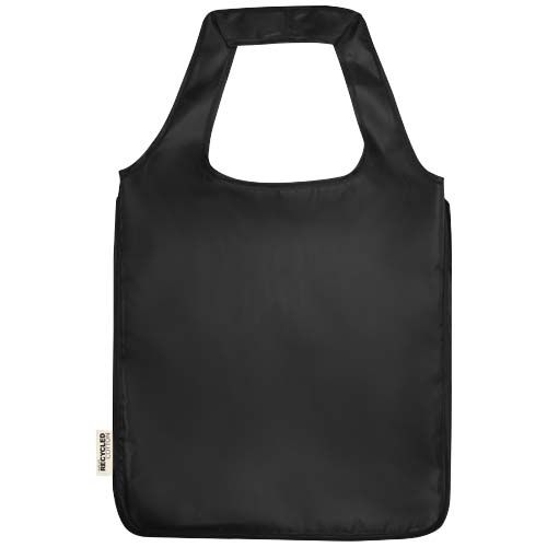 PF120614-5Ash grosse faltbare rPET Tragetasche 14L_ schwarz